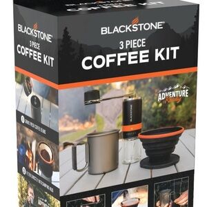 Blackstone Coffee Kit with Black and Silver Accents